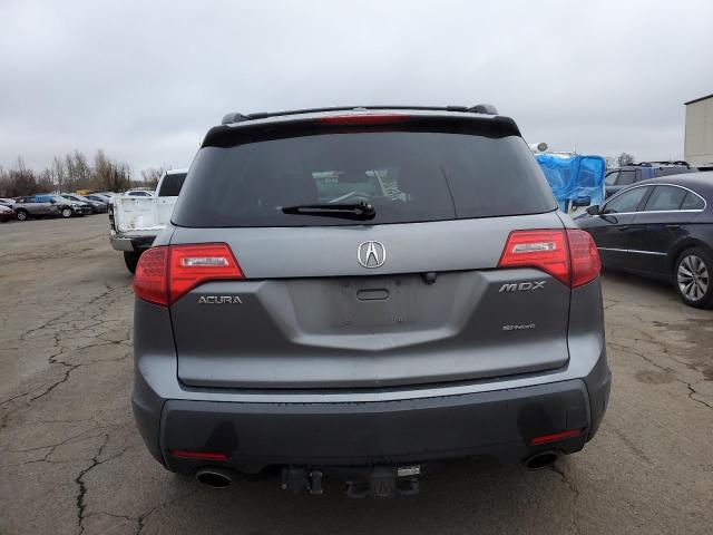 2HNYD28629H516505 - 2009 ACURA MDX TECHNOLOGY GRAY photo 6