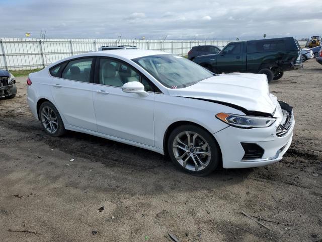 3FA6P0CD5LR177903 - 2020 FORD FUSION SEL WHITE photo 4