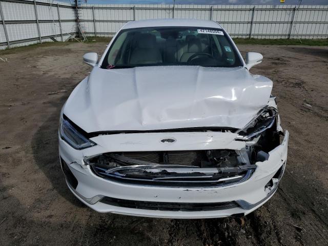 3FA6P0CD5LR177903 - 2020 FORD FUSION SEL WHITE photo 5