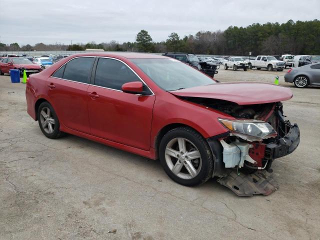 4T1BF1FK7EU825745 - 2014 TOYOTA CAMRY L RED photo 4