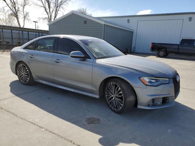 WAUGFAFC0GN008761 - 2016 AUDI A6 PREMIUM PLUS GRAY photo 4