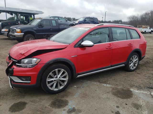 3VWH17AU0KM516494 - 2019 VOLKSWAGEN GOLF ALLTR S RED photo 1