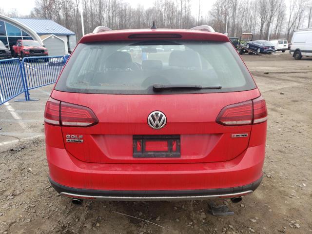 3VWH17AU0KM516494 - 2019 VOLKSWAGEN GOLF ALLTR S RED photo 6