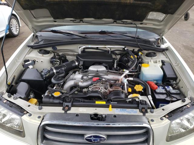 JF1SG65655H720283 - 2005 SUBARU FORESTER 2.5XS ვერცხლისფერი ფოტო 11