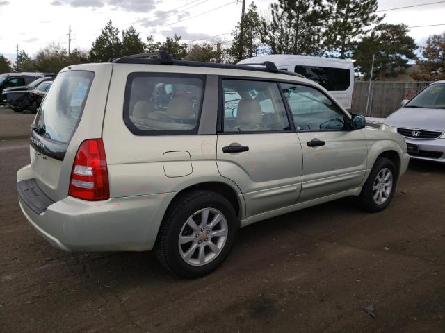 JF1SG65655H720283 - 2005 SUBARU FORESTER 2.5XS SILVER photo 3