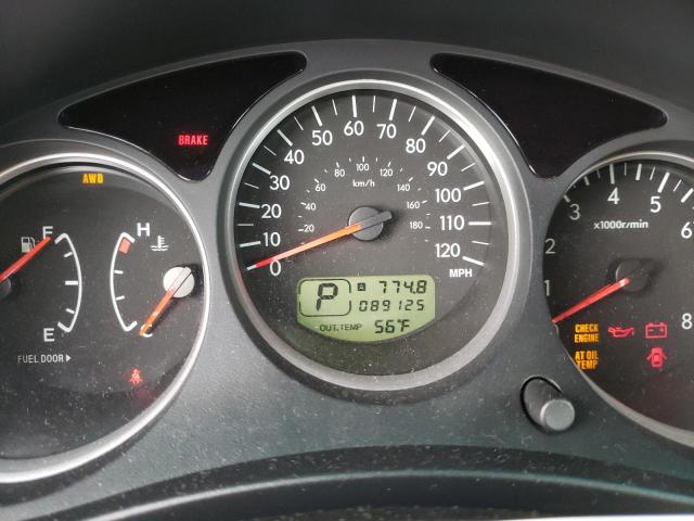 JF1SG65655H720283 - 2005 SUBARU FORESTER 2.5XS ვერცხლისფერი ფოტო 9