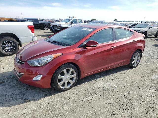 KMHDH4AE4BU158635 - 2011 HYUNDAI ELANTRA GLS RED photo 1