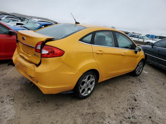 3FADP4CJXCM196836 - 2012 FORD FIESTA SEL YELLOW photo 3