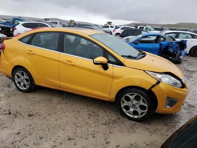 3FADP4CJXCM196836 - 2012 FORD FIESTA SEL YELLOW photo 4