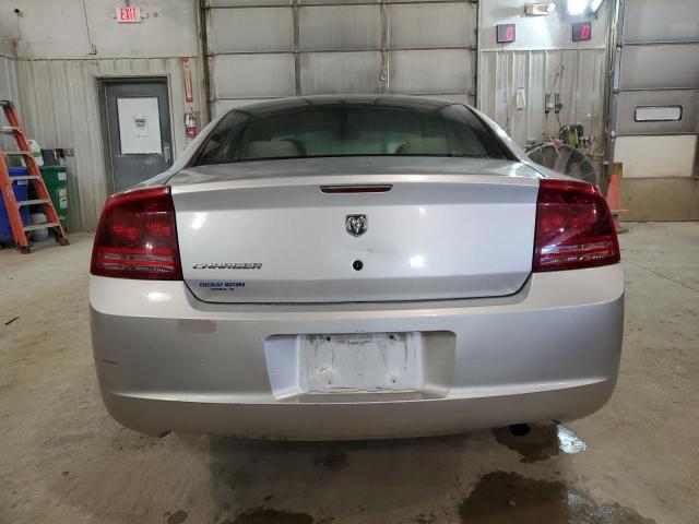 2B3KA43R57H661103 - 2007 DODGE CHARGER SE SILVER photo 6