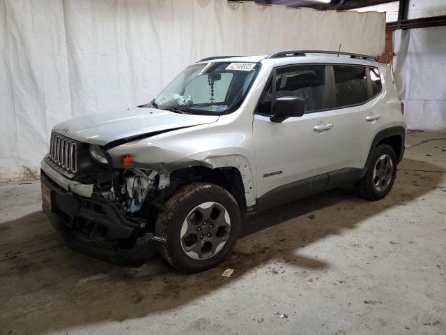 ZACCJBAB1HPE82456 - 2017 JEEP RENEGADE SPORT SILVER photo 1