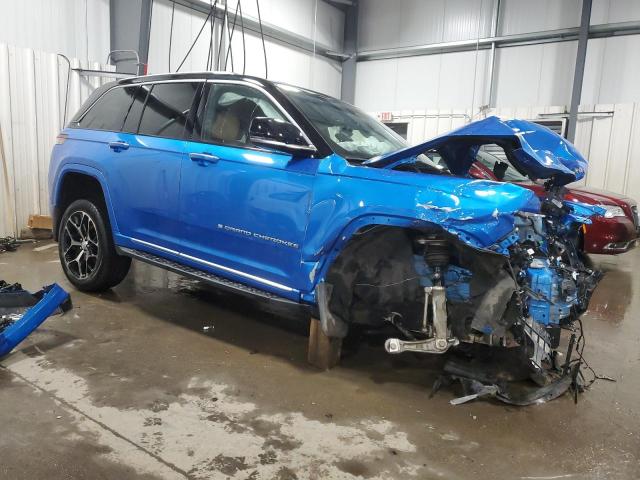 1C4RJHEGXP8845832 - 2023 JEEP GRAND CHER SUMMIT 蓝色 照片 4