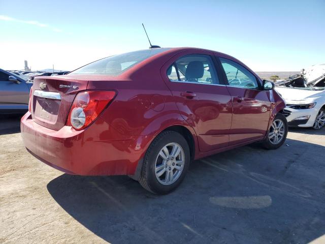 1G1JC5SH9G4180487 - 2016 CHEVROLET SONIC LT RED photo 3