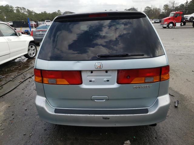 5FNRL18844B114752 - 2004 HONDA ODYSSEY EX BLUE photo 6