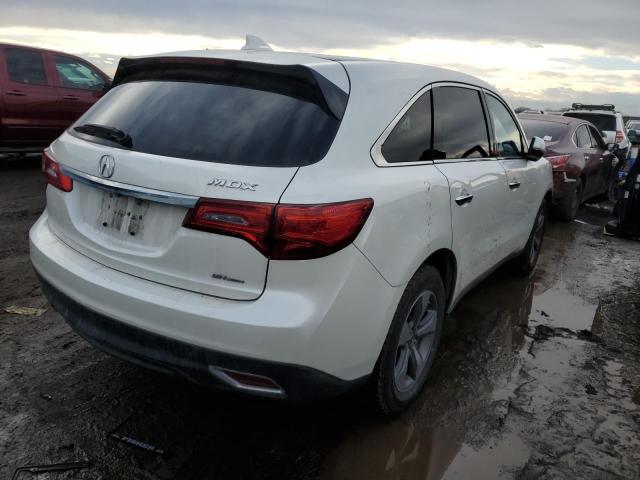 5FRYD4H2XFB019300 - 2015 ACURA MDX WHITE photo 3