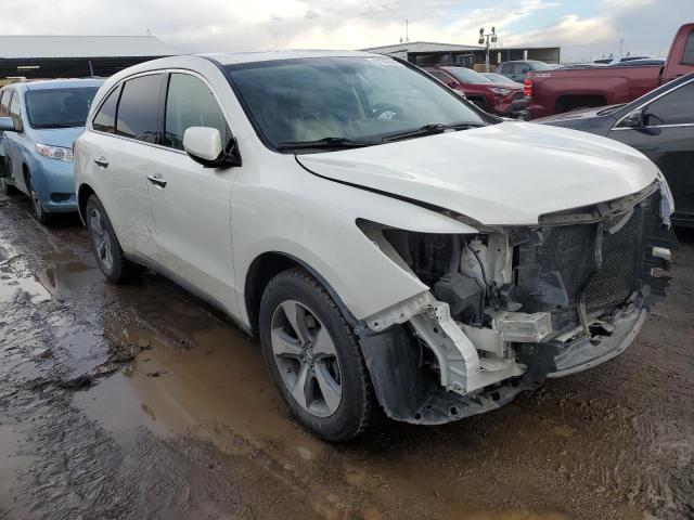 5FRYD4H2XFB019300 - 2015 ACURA MDX WHITE photo 4