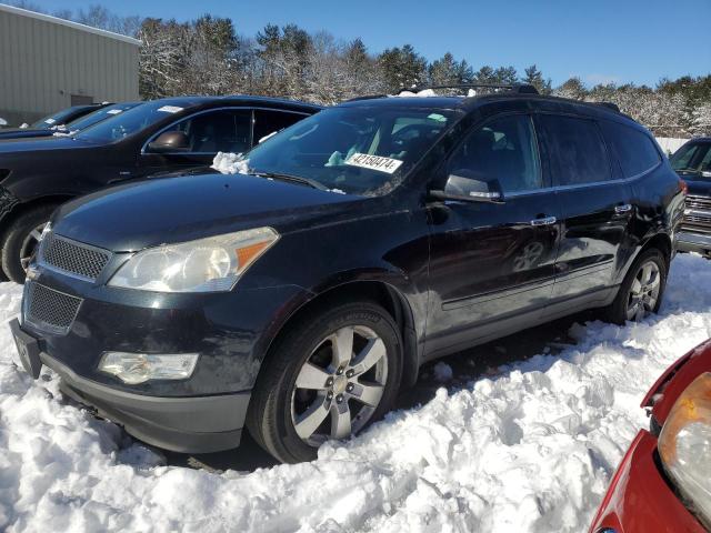 1GNKVGED6CJ333713 - 2012 CHEVROLET TRAVERSE LT BLACK photo 1