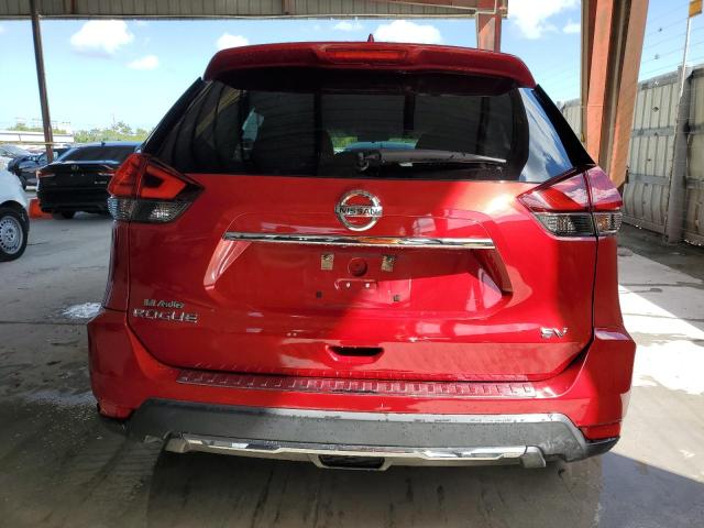 5N1AT2MT5HC827817 - 2017 NISSAN ROGUE S RED photo 6