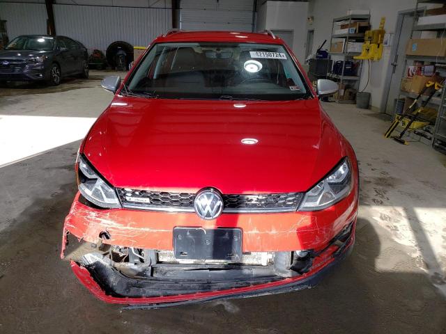 3VWM17AU6HM533047 - 2017 VOLKSWAGEN GOLF ALLTR S RED photo 5