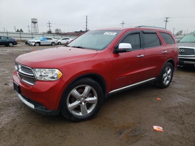 1D4SE5GTXBC689119 - 2011 DODGE DURANGO CITADEL RED photo 1