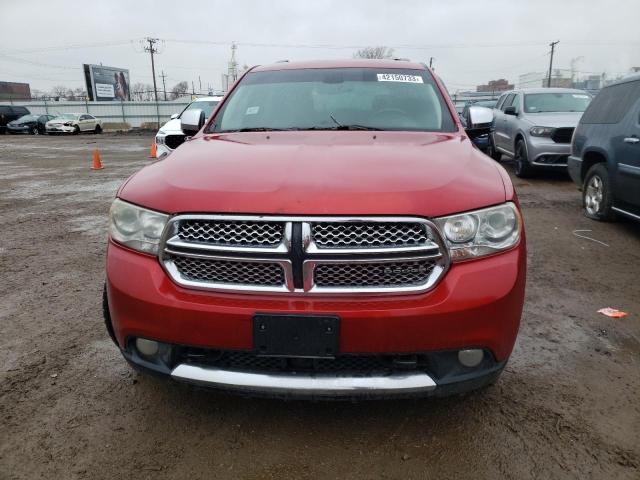 1D4SE5GTXBC689119 - 2011 DODGE DURANGO CITADEL RED photo 5