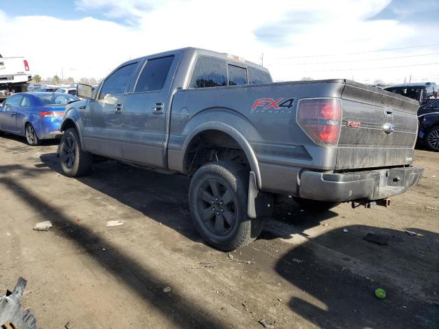 1FTFW1ET2EFC64701 - 2014 FORD F150 SUPERCREW GRAY photo 2