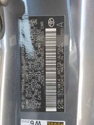 JTKDE167480274805 - 2008 TOYOTA SCION TC 灰色 照片 12