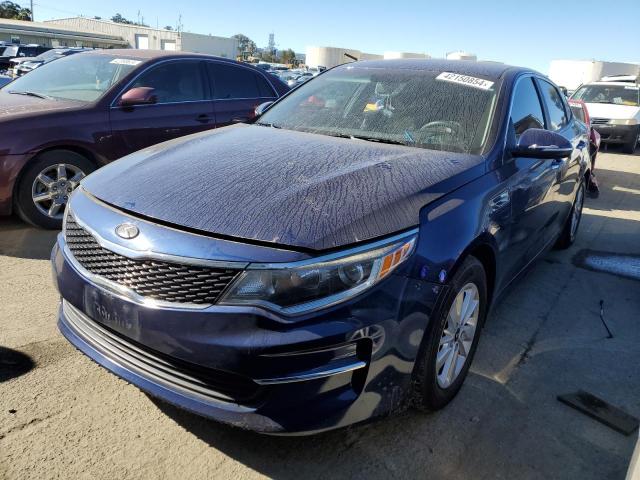 5XXGT4L36JG230077 - 2018 KIA OPTIMA LX BLUE photo 1