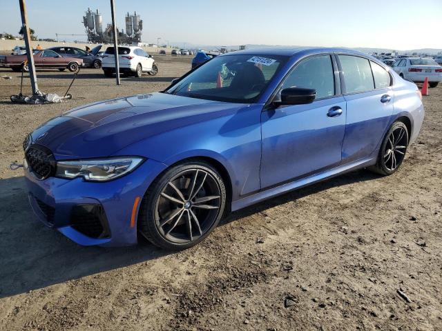 3MW5U7J04M8B66953 - 2021 BMW M340I BLUE photo 1