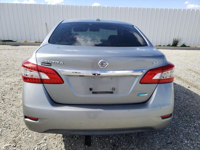 3N1AB7APXDL721408 - 2013 NISSAN SENTRA S GRAY photo 6