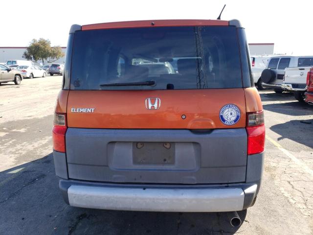 5J6YH17553L003282 - 2003 HONDA ELEMENT EX ORANGE photo 6