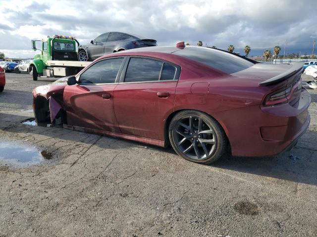 2C3CDXCT1PH638851 - 2023 DODGE CHARGER R/T BURGUNDY photo 2