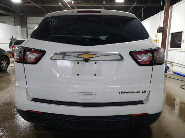 1GNKRFED9EJ267479 - 2014 CHEVROLET TRAVERSE LS WHITE photo 6