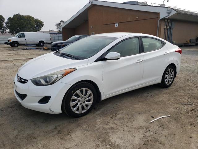 5NPDH4AE1DH157475 - 2013 HYUNDAI ELANTRA GLS WHITE photo 1