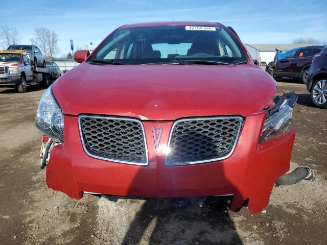 5Y2SP67829Z453189 - 2009 PONTIAC VIBE RED photo 5