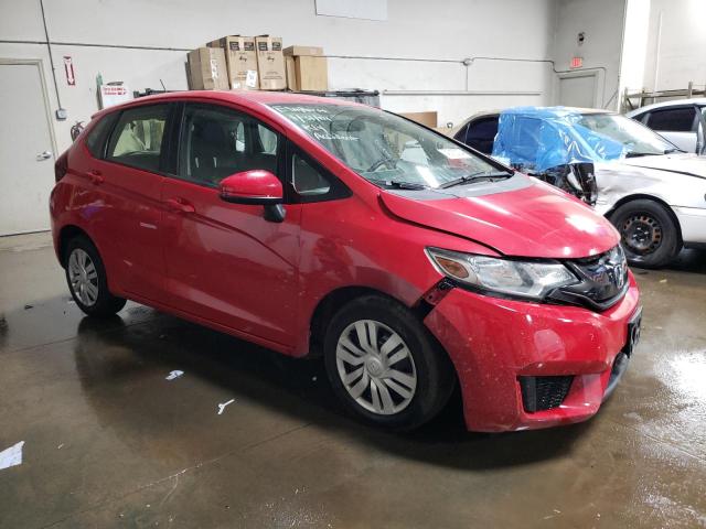 JHMGK5H59HS019523 - 2017 HONDA FIT LX RED photo 4