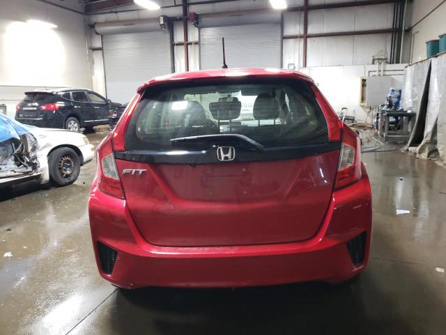 JHMGK5H59HS019523 - 2017 HONDA FIT LX RED photo 6