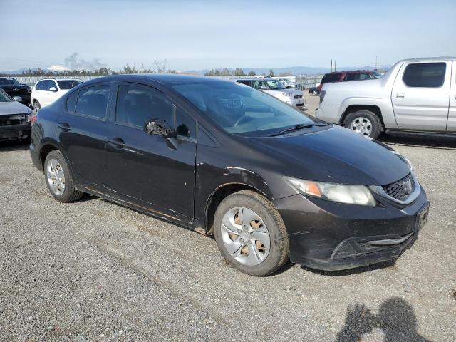 19XFB2F53DE217364 - 2013 HONDA CIVIC LX GRAY photo 4