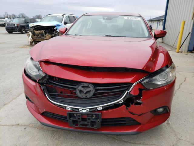 JM1GJ1W59F1213584 - 2015 MAZDA 6 GRAND TOURING RED photo 5