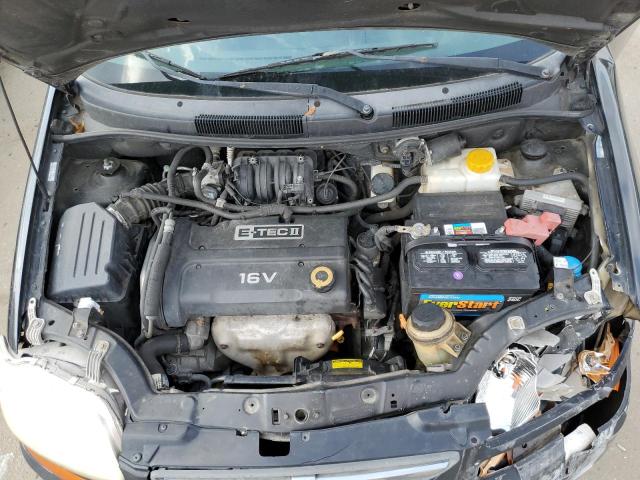 KL1TD66618B159794 - 2008 CHEVROLET AVEO BASE BLACK photo 11