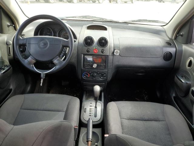 KL1TD66618B159794 - 2008 CHEVROLET AVEO BASE BLACK photo 8