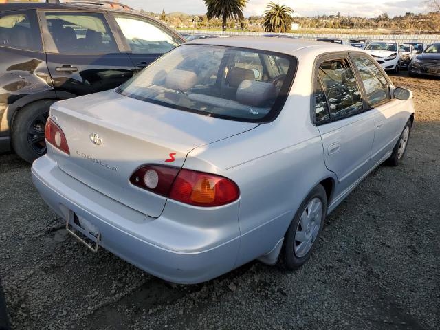 2T1BR12E72C561110 - 2002 TOYOTA COROLLA CE SILVER photo 3