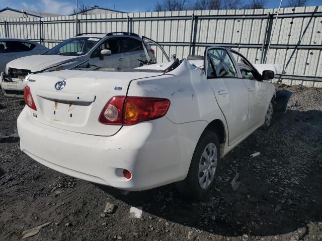 1NXBU4EE4AZ282335 - 2010 TOYOTA COROLLA BASE WHITE photo 3