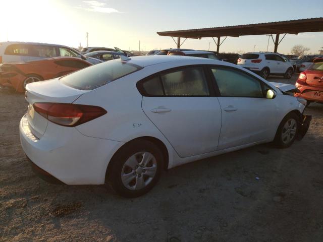 3KPFK4A79HE044377 - 2017 KIA FORTE LX WHITE photo 3