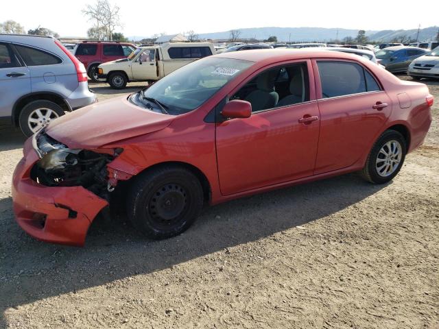 1NXBU4EE8AZ304322 - 2010 TOYOTA COROLLA BASE RED photo 1