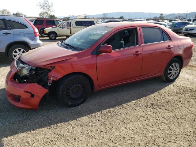 1NXBU4EE8AZ304322 - 2010 TOYOTA COROLLA BASE RED photo 1