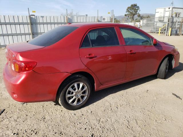 1NXBU4EE8AZ304322 - 2010 TOYOTA COROLLA BASE RED photo 3
