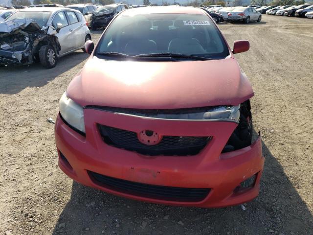 1NXBU4EE8AZ304322 - 2010 TOYOTA COROLLA BASE RED photo 5