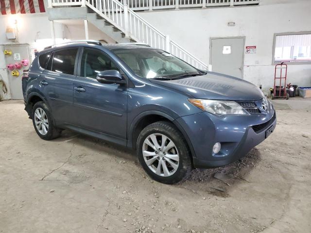 2T3DFREV1DW072786 - 2013 TOYOTA RAV4 LIMITED BLUE photo 4