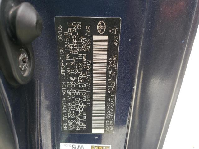 JTKDE177470173812 - 2007 TOYOTA SCION TC 蓝色 照片 14